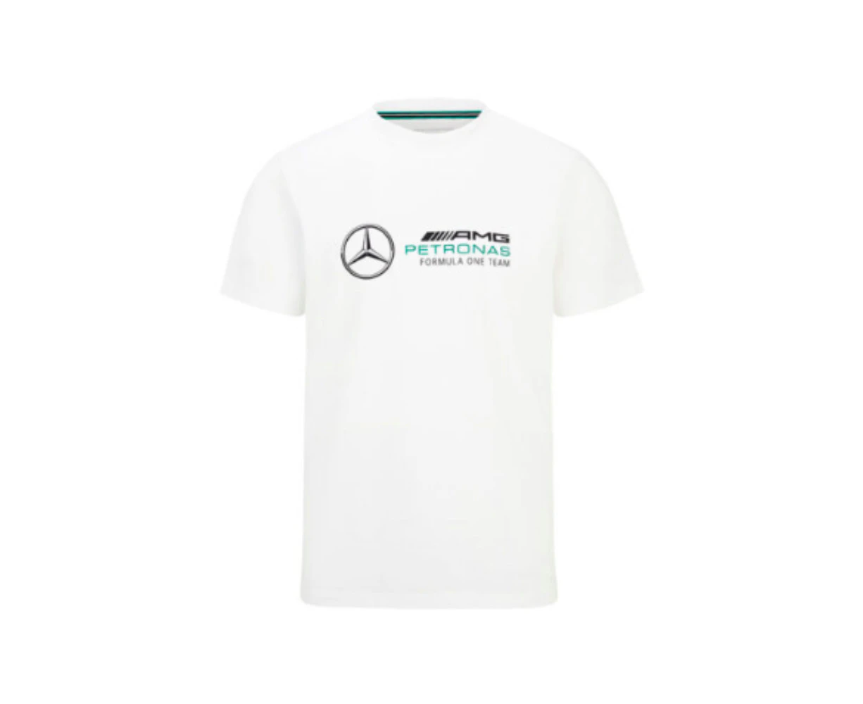 2022 Mercedes AMG Petronas Large Logo Tee (White)