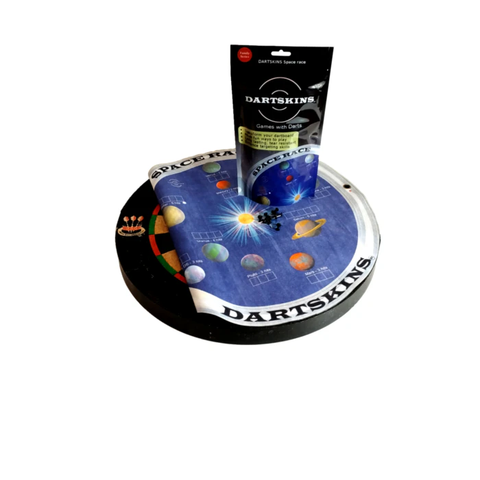 Dartskins Reusable Fabric Dart Board Game - Space Race