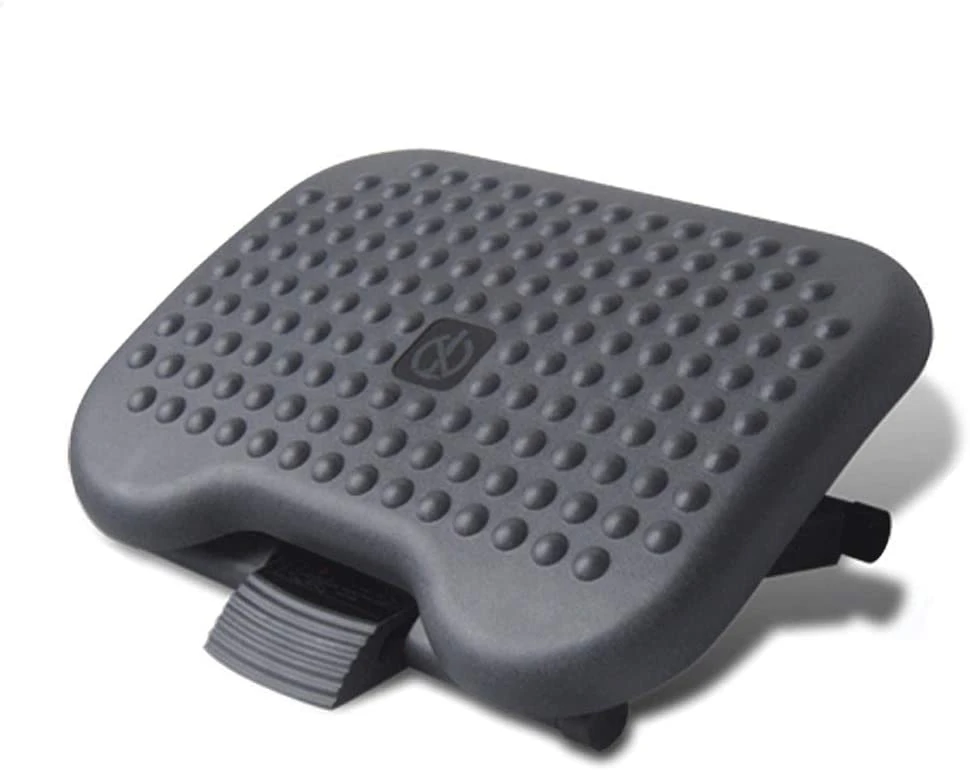 Ergonomic Footrest Under Desk - Adjustable Height and Angle -Comfy Office Foot Rest for Home and Office