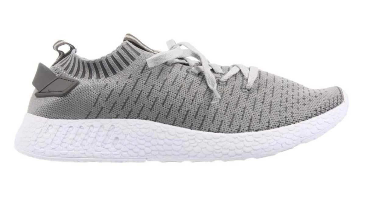 AEROSPORT Razor Knit Mesh Runners Fabric Sneaker Gym Running Breathable Athletic - Grey