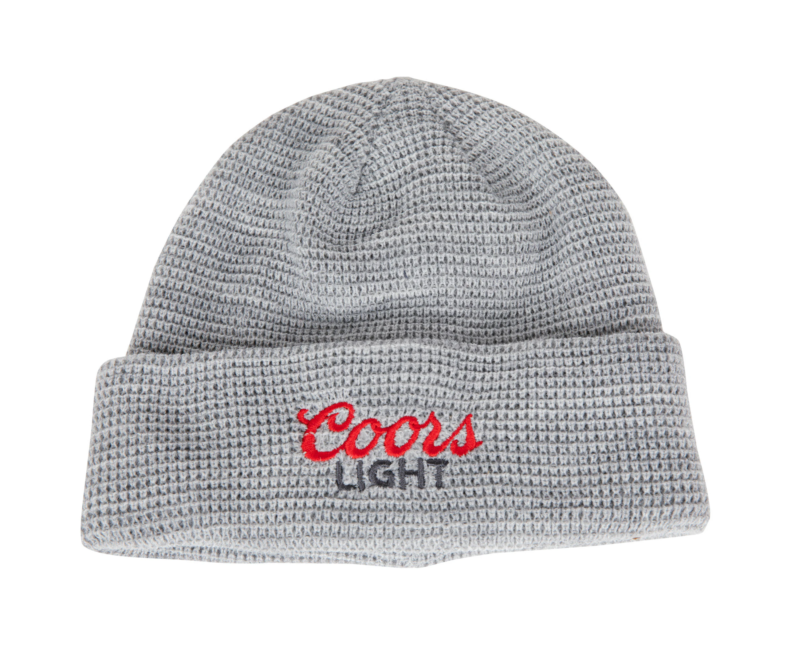 Coors Lite Text Knit Cuff Beanie