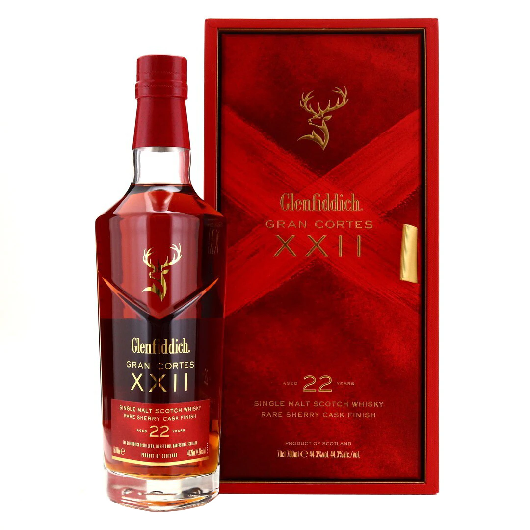 Glenfiddich 22 Year Old Gran Cortes Single Malt Whisky 700ML