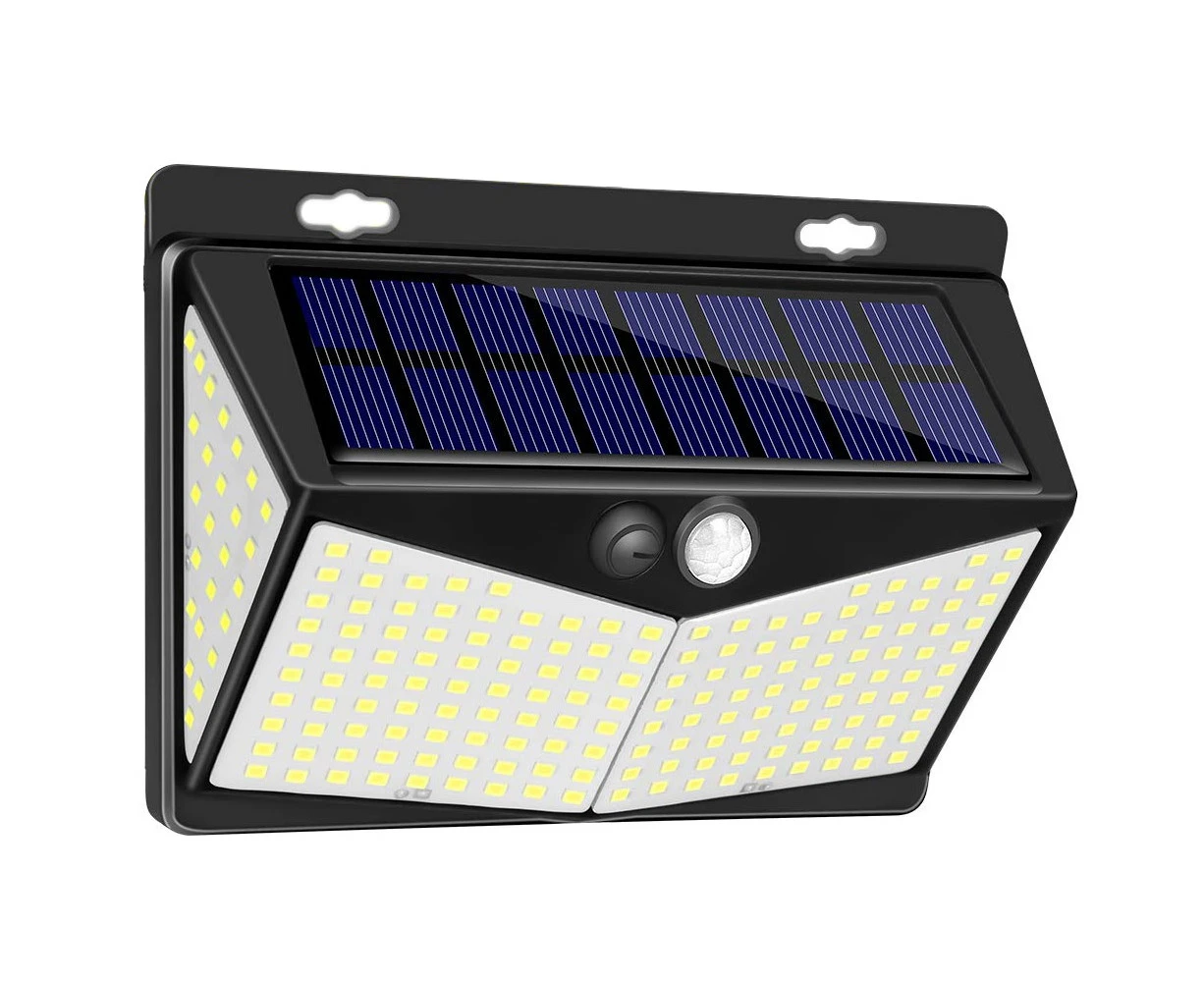 208 LED Solar Light PIR Motion Sensor Light Outdoor Garden Security Flood Lamp