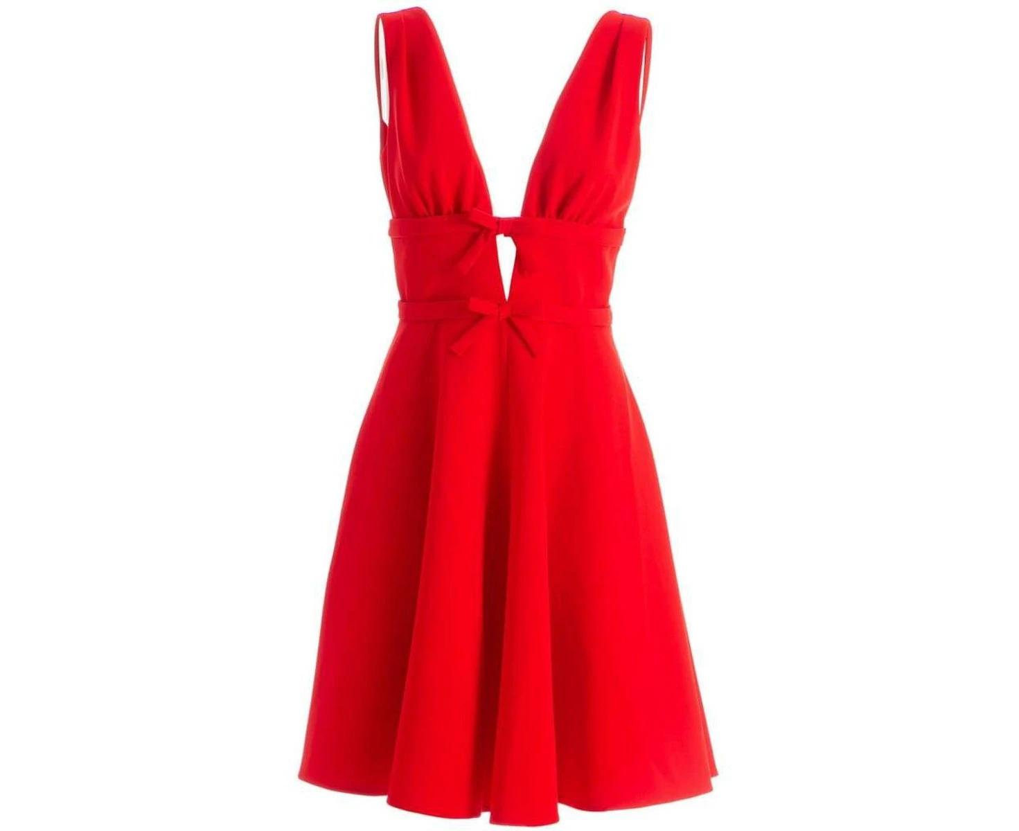 Miu Miu Bow-embellished Cady Dress