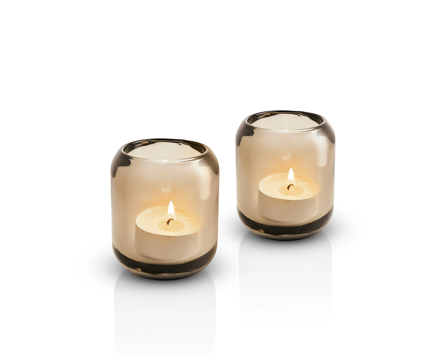 Eva Solo Acorn Tealight Holder Set of 2 Amber