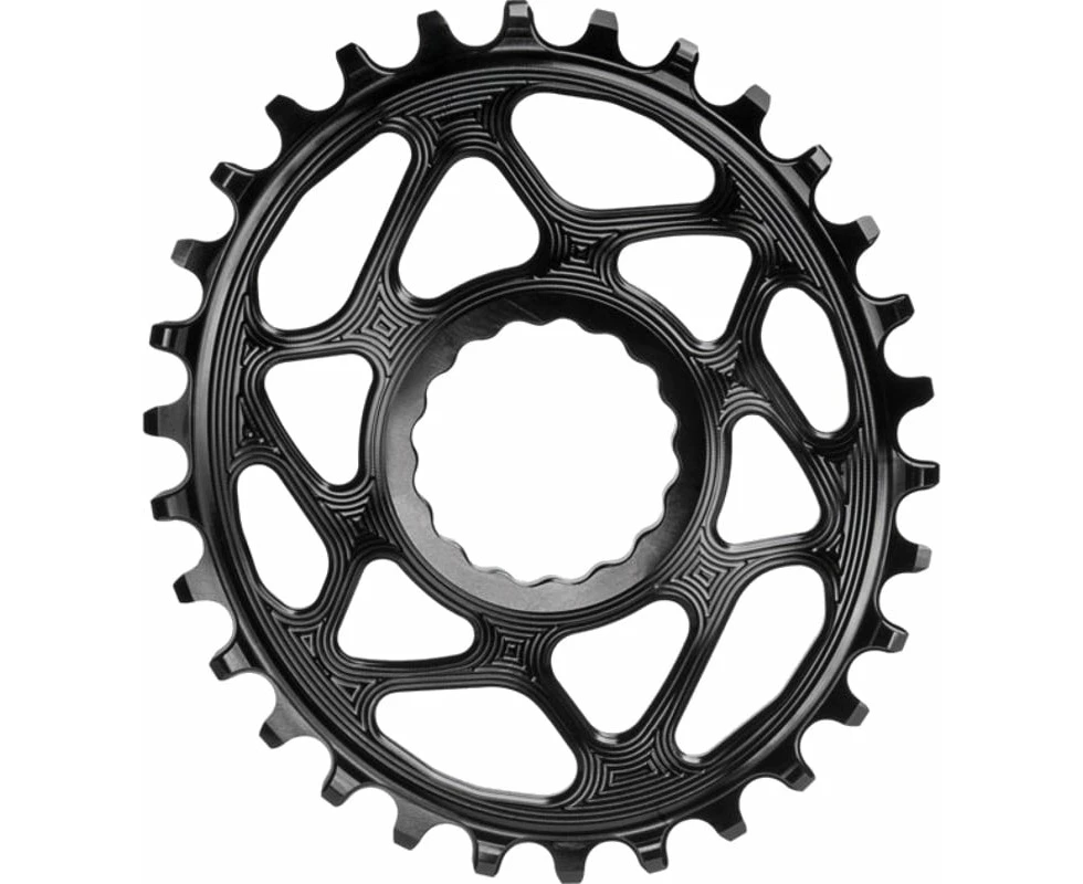 absoluteBLACK Oval Cinch D/M N/W 30T Traction Chainring Black