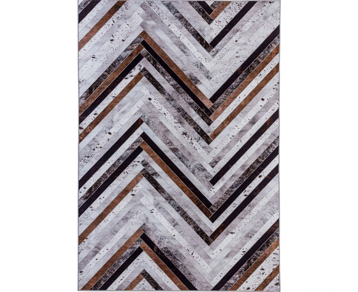 Large Floor Rug Multi Printed Patchwork Cowhides Carpet Mat Bedroom Area Rug Home Deco 200x290