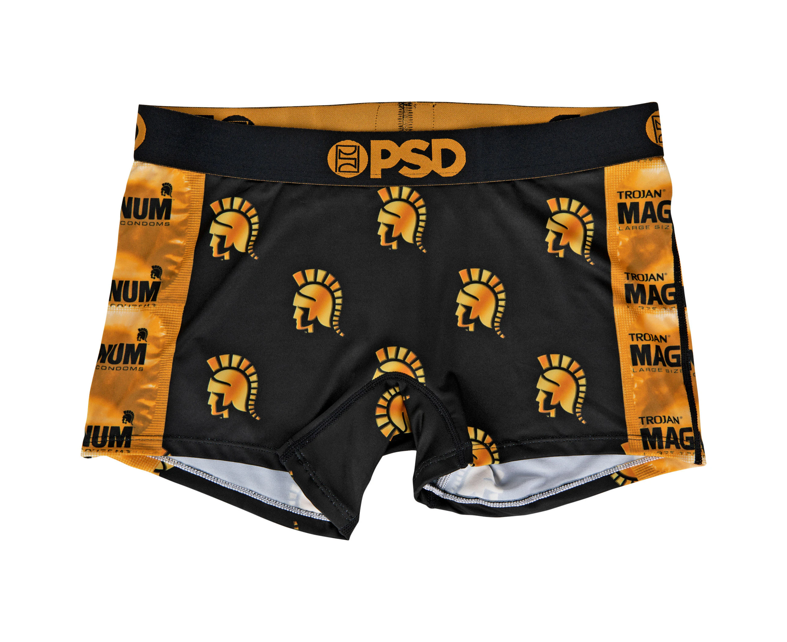 Trojan Magnum Packaging Strip and Logo Boy Shorts PSD Underwear