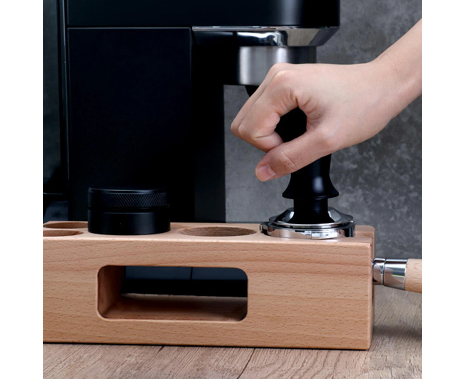 Coffee Tamper Holder Support Base Espresso Tampering Mat for Coffee Maker 51-54mm