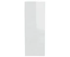 vidaXL Wall Cabinet High Gloss White 34.5x32.5x90 cm Engineered Wood