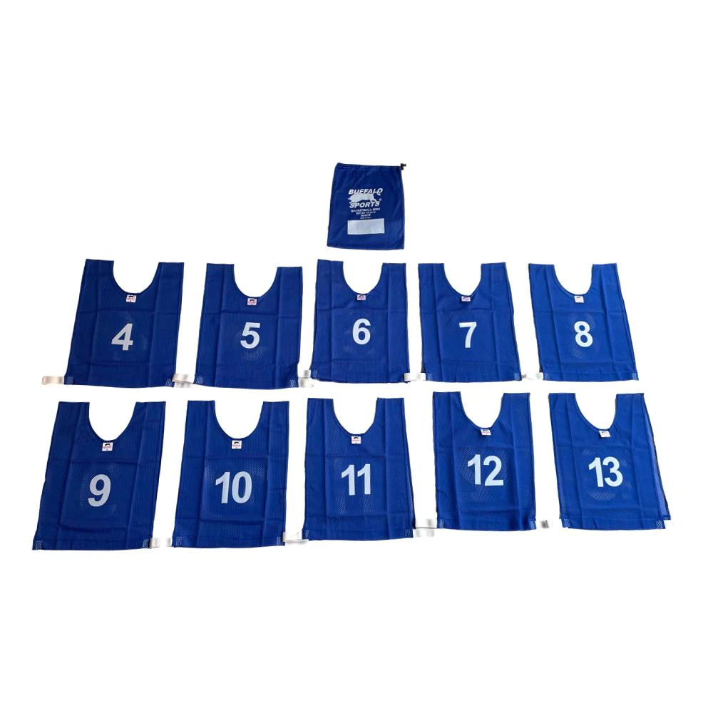 Buffalo Sports Basketball Numbered Bib Set - Blue