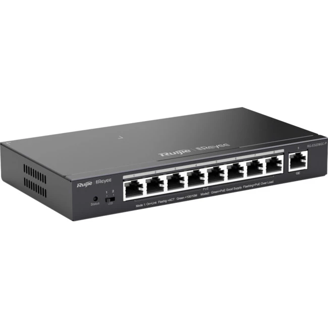 REYEE ES209GC-P  9-Port Gigabit Smart Cloud Managed PoE Switch