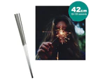 42cm Large Sparklers Party Sparkler for Birthdays Party Parties Wedding Low Smoke Gold Sparklers - 60pcs