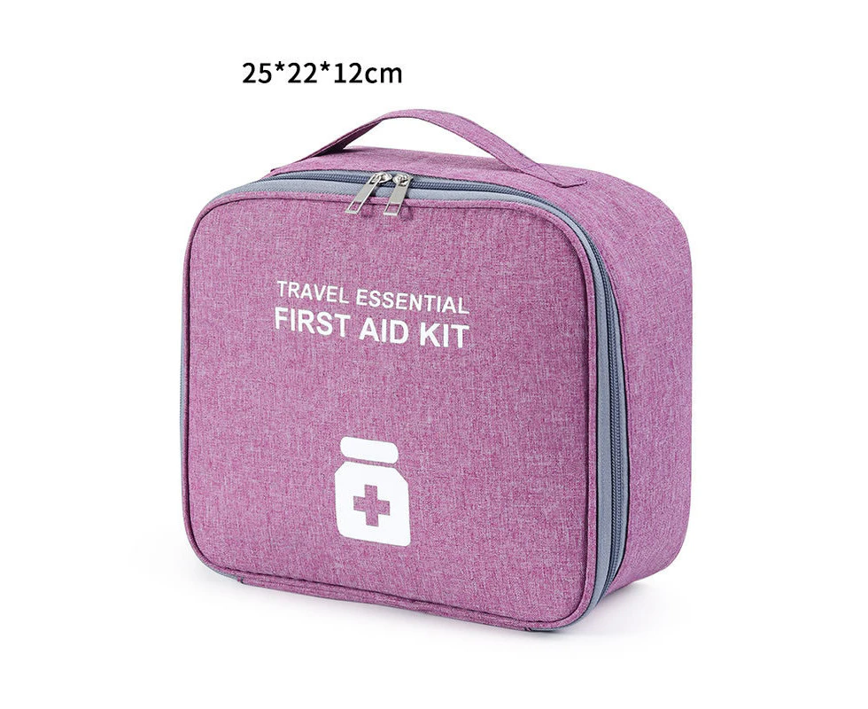 Portable Pouch Empty Medical Storage Bag - Purple