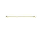 MEIR Round Brass Double Towel Rail - PVD Tiger Bronze - 900mm