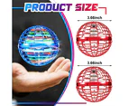 Momax  1 Pack Magic Flying Toy Ball Dynamic RGB Light Drop Resistant-Red