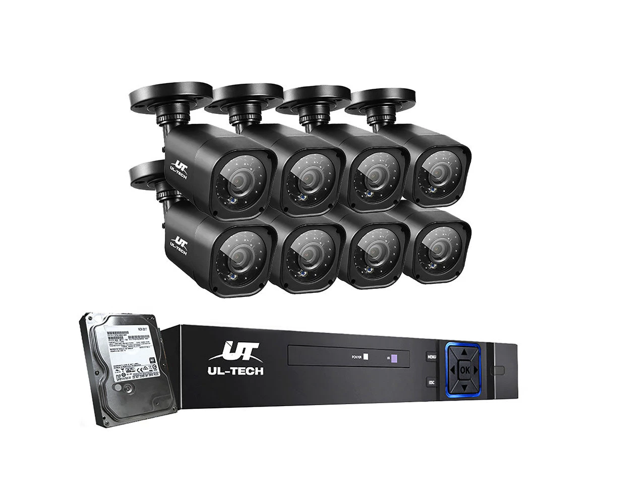 UL-tech CCTV Camera Home Security System 8CH DVR 1080P 1TB Hard Drive Outdoor