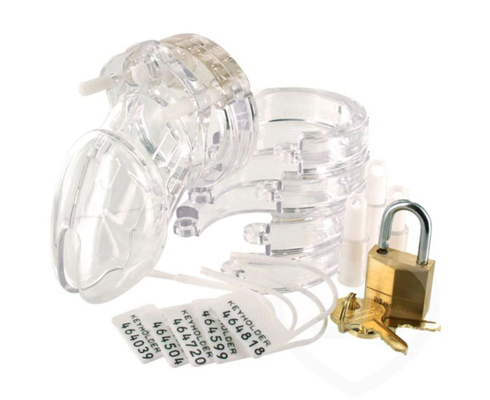 Male Chastity Kit - Clear