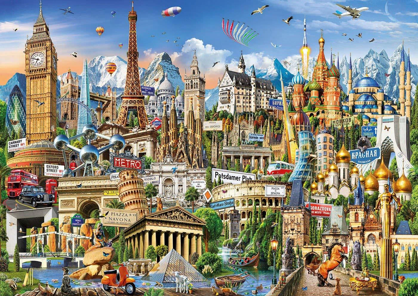 Educa - Europe Landmarks Puzzle 2000pc