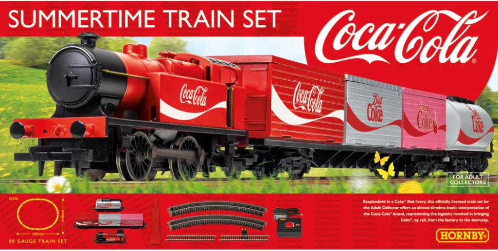 Hornby Summertime Coca-Cola Train Set