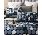 100% Cotton Dots Pattern Quilt Doona Duvet Cover Set