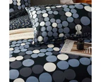 100% Cotton Dots Pattern Quilt Doona Duvet Cover Set