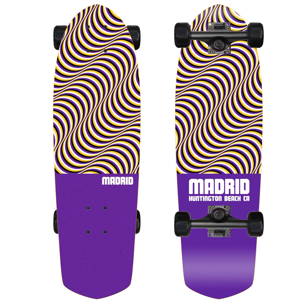 Madrid Complete Picket Illusion Purple 28.5 x 8.25