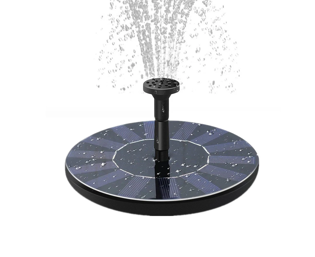 Mini Floating Solar Powered Fountain for Outdoor Garden Decoration Photo Color