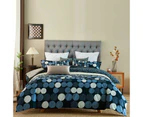 100% Cotton Dots Pattern Quilt Doona Duvet Cover Set