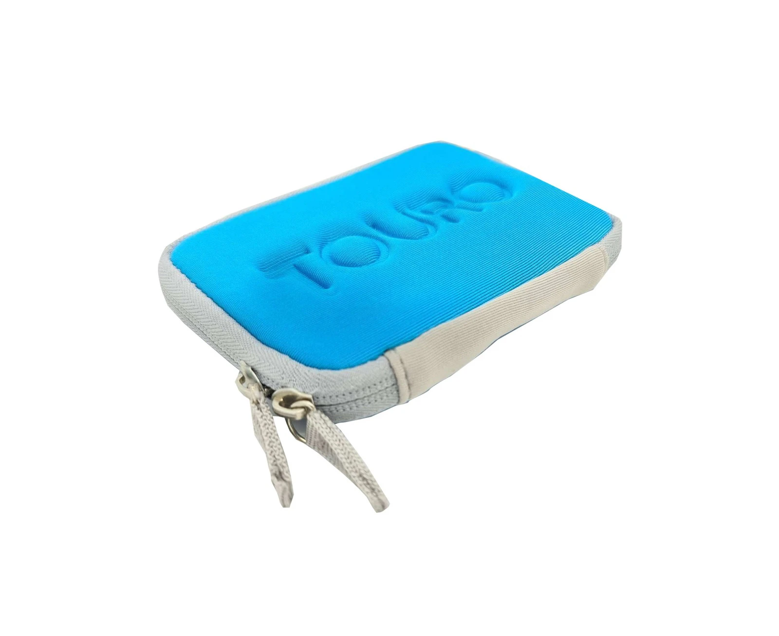 2.5" External Hard Drive Case Soft Carrying Travel for HDD SSD Portable Protection Box Organizer Cable Bag Blue