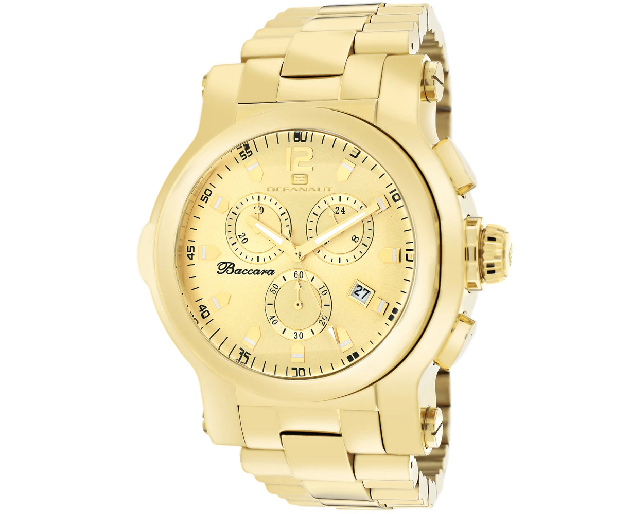 Oceanaut Men's Baccara XL Gold Dial Watch - OC0824