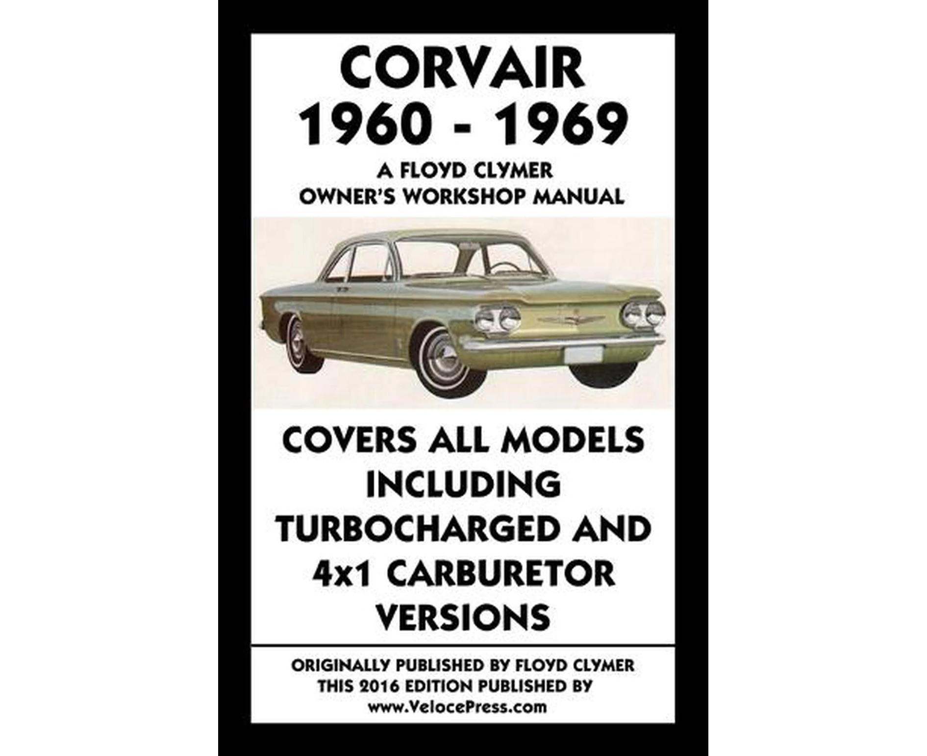 CORVAIR 1960-1969 OWNER'S WORKSHOP MANUAL