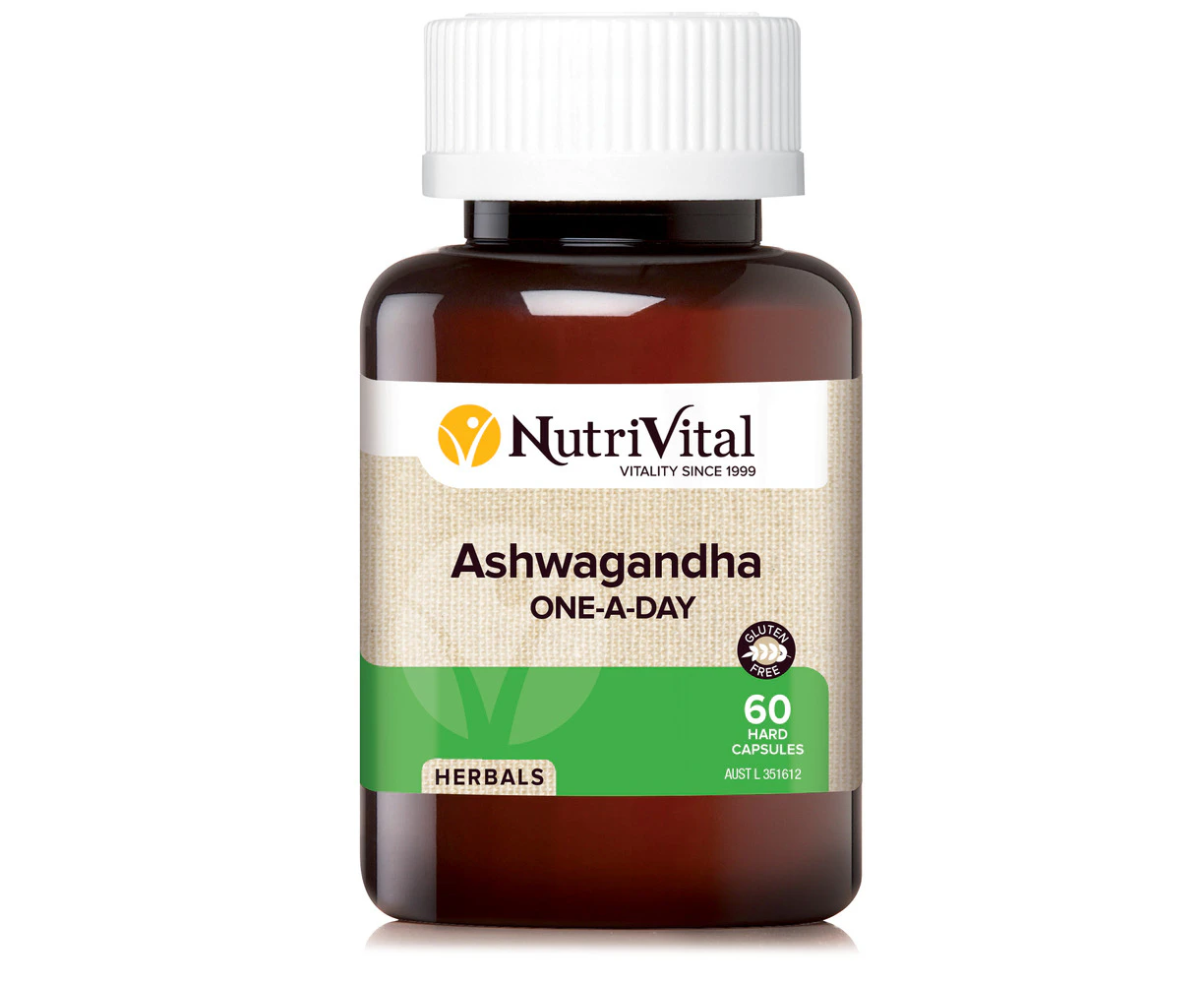 NutriVital Ashwagandha One-A-Day 60 caps