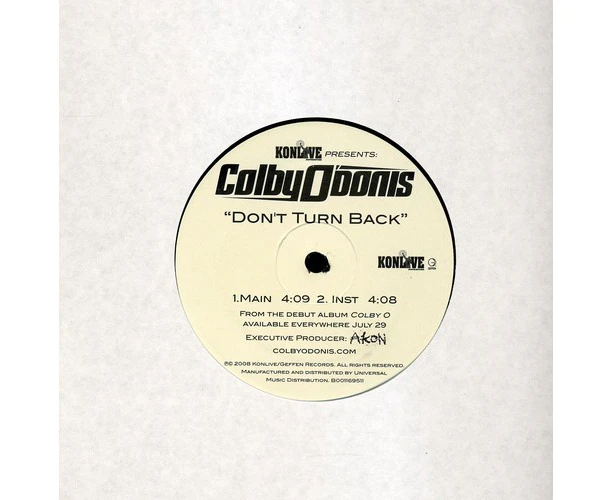 Colby O'Donis - Don't Turn Back  [12-INCH SINGLE] USA import