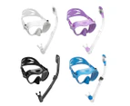 Cressi F1 Mask + Dry Snorkel MS Set - White