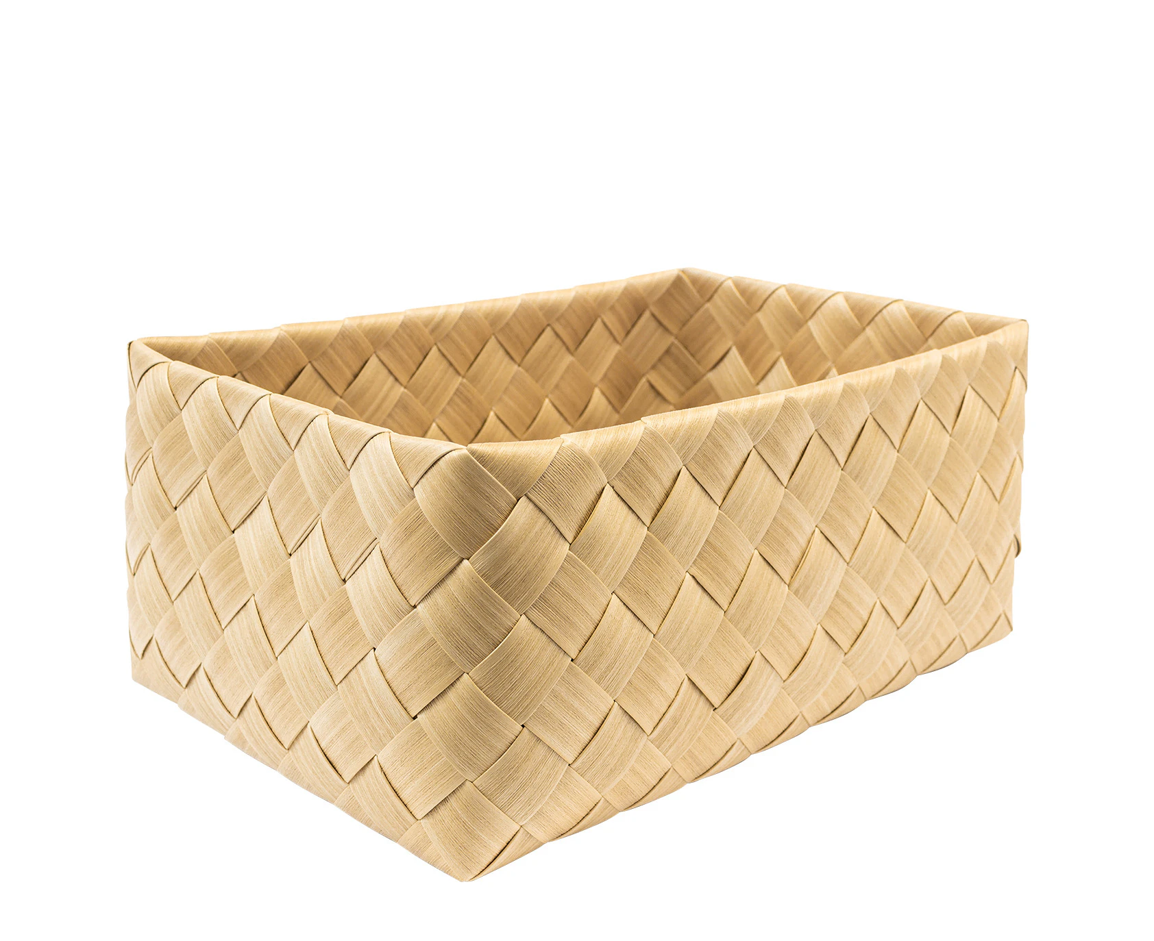 Icon Chef Flat Weave Storage Basket - Rectangle - Large Natural 40 × 27 × 16cm