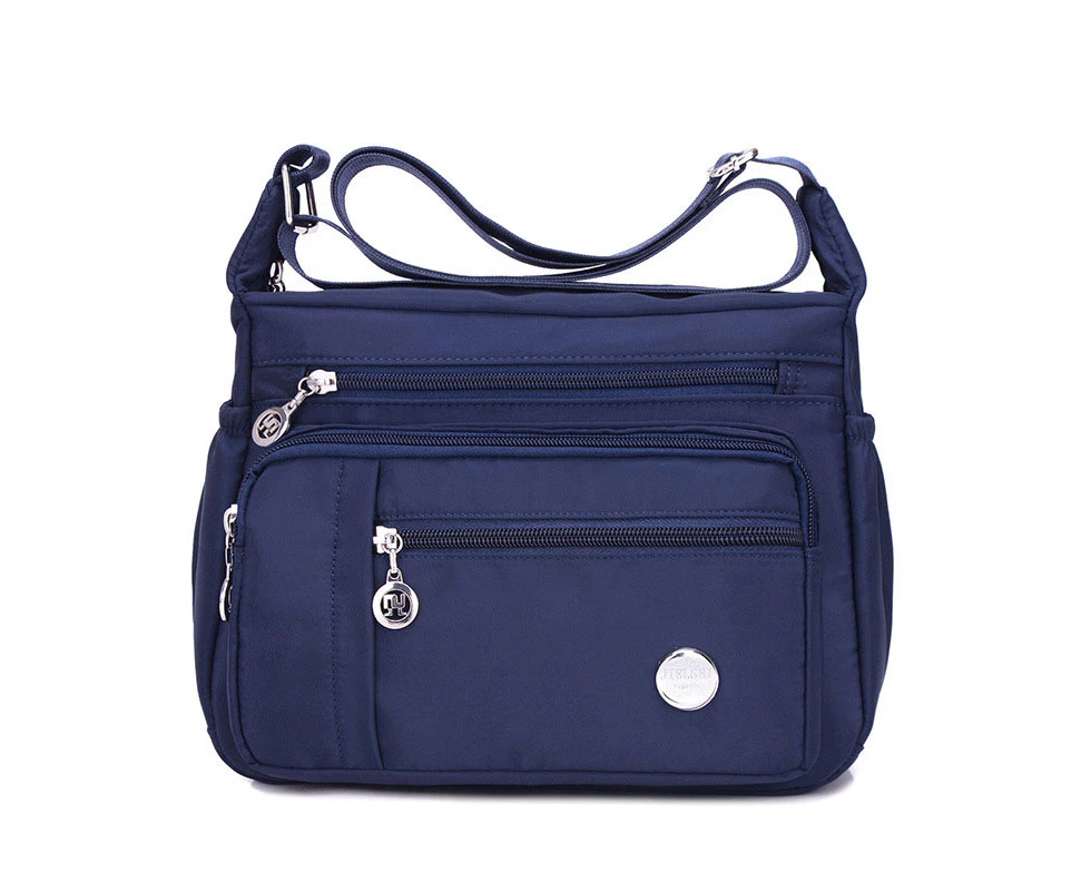 Nevenka Women Shoulder Handbag Roomy Multiple Pockets Fashion Crossbody Purse-Blue