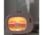 USB Cartoon TV Humidifiers With 7 Color Night Light Air Humidifier Home Humidify Mist Maker For Car Home Bedroom Travel Office Diffuser Pink