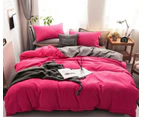 3D Rose Red 12105 Quilt Cover Set Bedding Set Pillowcases Duvet Cover KING SINGLE DOUBLE QUEEN KING