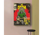 MF DOOM Music Unframed Canvas Only