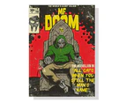 MF DOOM Music Unframed Canvas Only