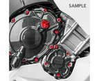 RED CNC Engine Cover Bolts Screws Set For Honda Supercub C125 2020