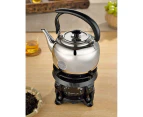 Stove Top Kettles Teapot With Comfortable Insulated Handle, Stainless Steel Tea Silver