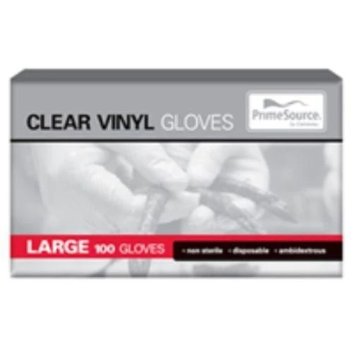 1000 Gloves Vinyl Clear Large Powdered