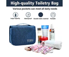 Portable  Hanging Toiletry Bag Waterproof Travel Cosmetic Bag,Navy