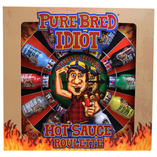 Pure Bred Idiot Hot Sauce Roulette Game