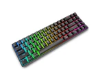 Royal Kludge RK71 Dual Mode 70% Hot Swappable Mechanical Gaming Keyboard Black (Red Switch)