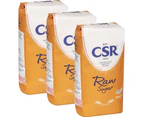 Csr Raw Sugar 1kg Bags 3 Pack Bulk