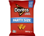 Doritos Corn Chips Cheese Supreme Large Party Size 380g