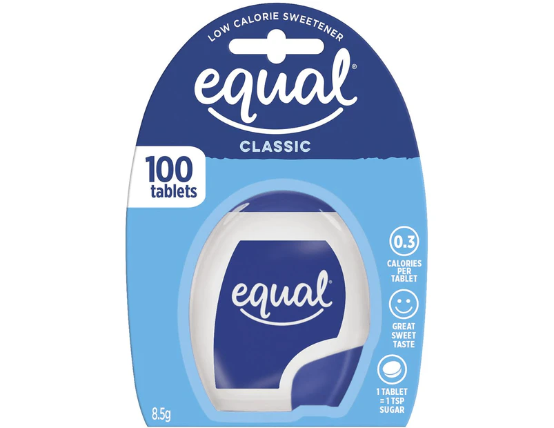 Equal Classic Low Calorie Sweetener Tablets 100 Pack